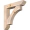 Ekena Millwork Westlake Slat Smooth Bracket w/ Offset Brace, Douglas Fir, 7 1/2"W x 36"D x 36"H BKT0806X36X36WTL06SDF - alternate 1
